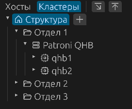 Экземпляры в разрезе кластеров